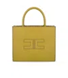 Elisabetta Franchi Curry Handbag In Yellow