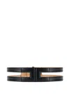 Elisabetta Franchi Cut-out Belt In Black