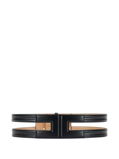 Elisabetta Franchi Cut-out Belt In Black