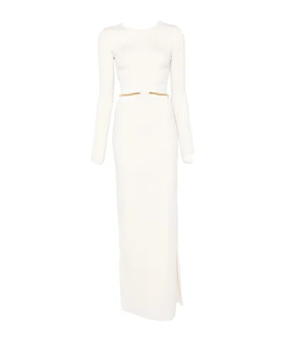 ELISABETTA FRANCHI CUT-OUT MAXI DRESS