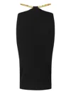 Elisabetta Franchi Cut-out Midi Skirt In Multi