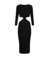 Elisabetta Franchi Knit Dress In Black