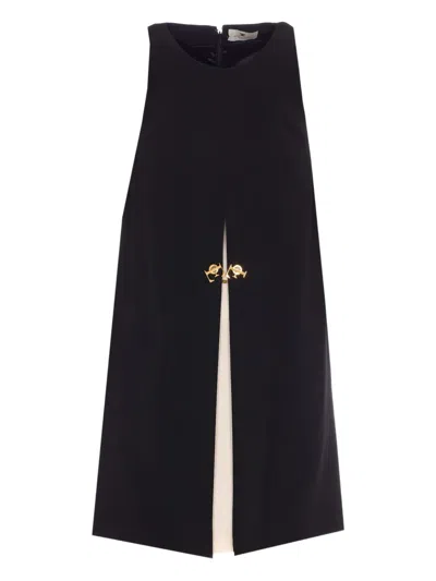 Elisabetta Franchi Dress In Black