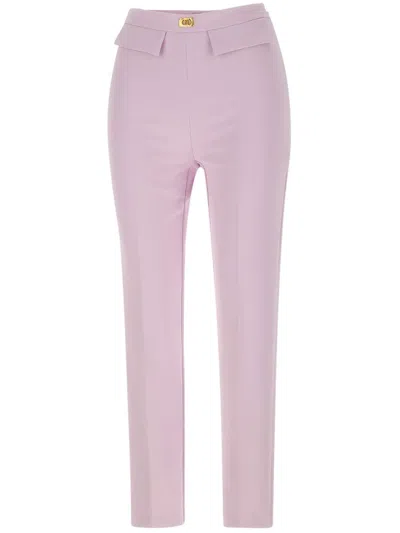 Elisabetta Franchi Daily Trousers In Pink