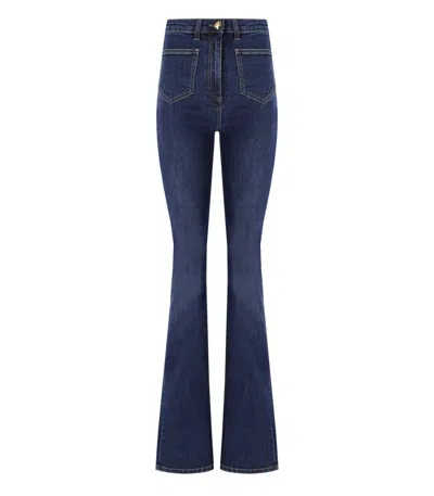 Elisabetta Franchi Dark Blue Flare Jeans