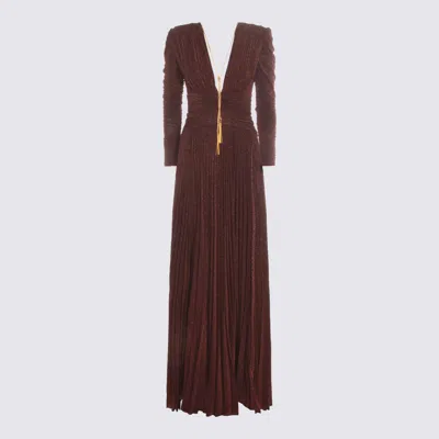 Elisabetta Franchi Dresses Merlot In Animal Print