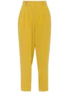 Elisabetta Franchi Dart Detailing Trousers In Gelb