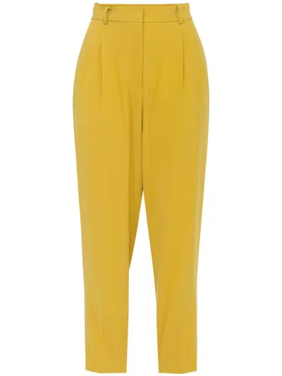 Elisabetta Franchi Dart Detailing Trousers In Gelb