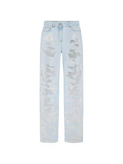 Elisabetta Franchi Denim Cotton Jeans In Blue