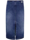 Elisabetta Franchi Denim Midi Skirt