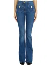 Elisabetta Franchi Jeans Con Taschini E Dettagli A Fiocco