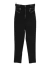 Elisabetta Franchi Zip-fastening Trim-detail Trousers In Black