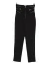 Elisabetta Franchi Zip-fastening Trim-detail Trousers In Black