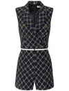 Elisabetta Franchi Black Jumpsuits In Multi
