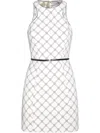 Elisabetta Franchi Mini Dress In White