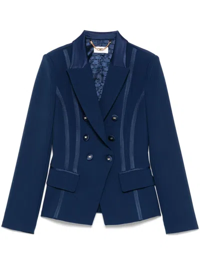 ELISABETTA FRANCHI DOUBLE-BREASTED BLAZER