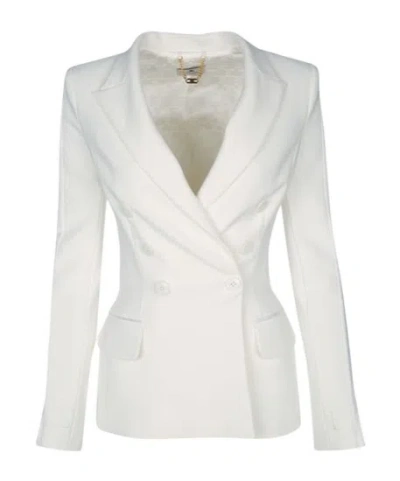 ELISABETTA FRANCHI ELISABETTA FRANCHI SATIN BANDS CRÊPE JACKET