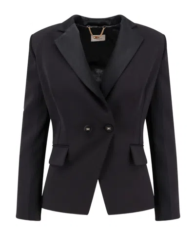 ELISABETTA FRANCHI ELISABETTA FRANCHI BUTTON EMBELLISHED JACKET