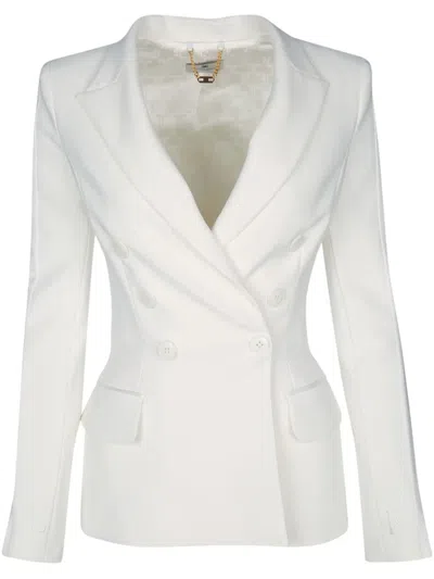 ELISABETTA FRANCHI DOUBLE-BREASTED BLAZER
