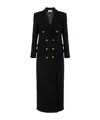 Elisabetta Franchi Double-breasted Coat In Black