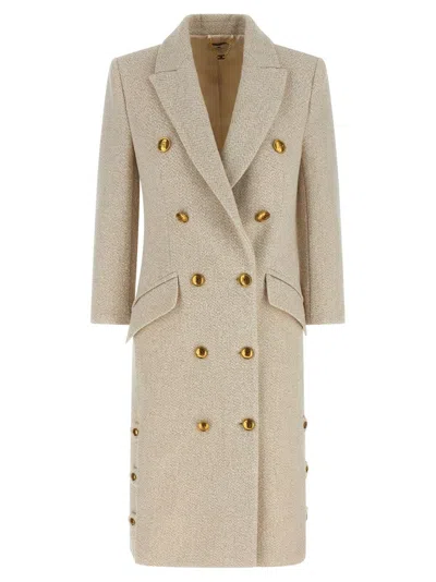ELISABETTA FRANCHI DOUBLE-BREASTED COAT