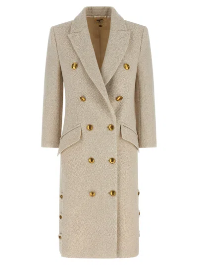 ELISABETTA FRANCHI DOUBLE-BREASTED COAT