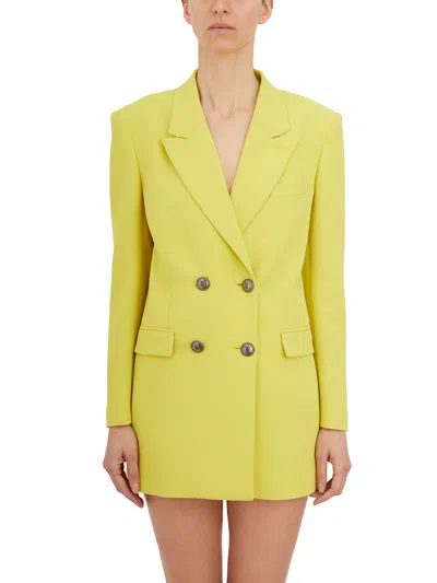 ELISABETTA FRANCHI ELISABETTA FRANCHI DOUBLE-BREASTED JACKET WITH PEAK LAPERS