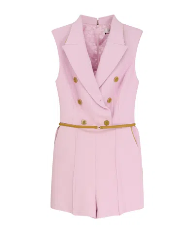 ELISABETTA FRANCHI ELISABETTA FRANCHI DOUBLE-BREASTED JUMPSUIT