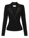 Elisabetta Franchi Double-breasted Lapels Knit Jacket In Multi