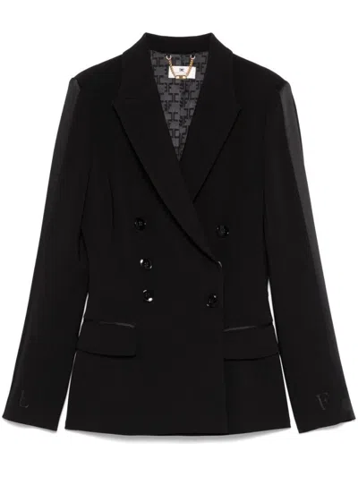 ELISABETTA FRANCHI DOUBLE-BREASTED TAILORED JACKET