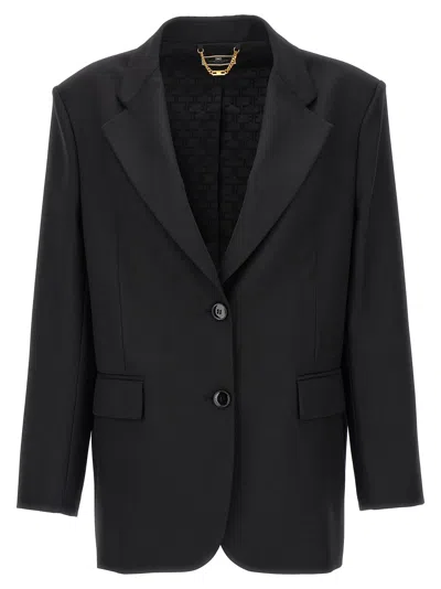 ELISABETTA FRANCHI ELISABETTA FRANCHI DOUBLE BREASTED WOOL BLAZER
