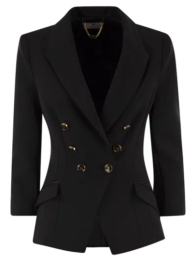 ELISABETTA FRANCHI DOUBLE CREPE BLAZER