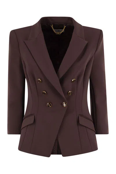 ELISABETTA FRANCHI ELISABETTA FRANCHI DOUBLE CREPE BLAZER