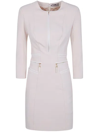 ELISABETTA FRANCHI ELISABETTA FRANCHI DOUBLE CREPE STRECH DRESS