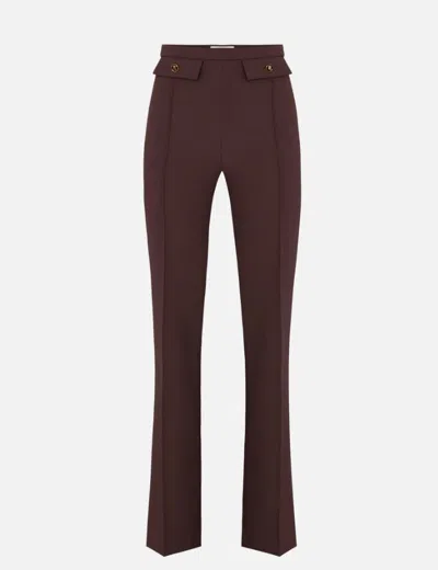 ELISABETTA FRANCHI ELISABETTA FRANCHI DOUBLE CREPE TROUSERS