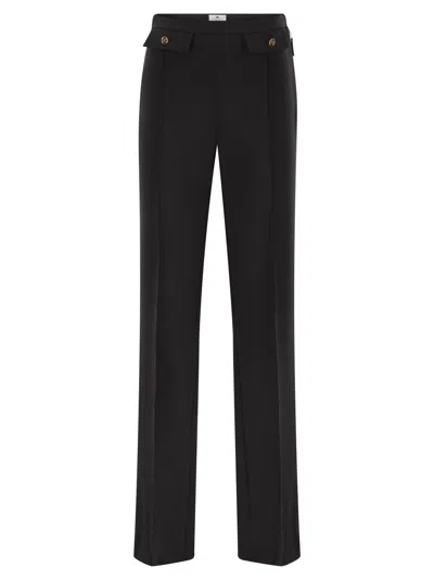 ELISABETTA FRANCHI ELISABETTA FRANCHI DOUBLE CREPE TROUSERS