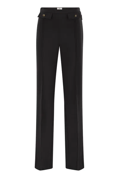 ELISABETTA FRANCHI ELISABETTA FRANCHI DOUBLE CREPE TROUSERS
