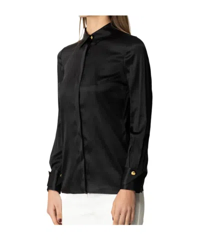 Elisabetta Franchi Double-cuff Satin Blouse