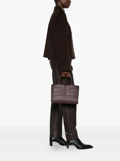 Elisabetta Franchi Double-handle Tote Bag In Red