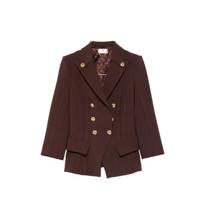 ELISABETTA FRANCHI DOUBLE-BREASTED BLAZER