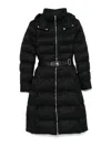 Elisabetta Franchi Monogram Coat In Black