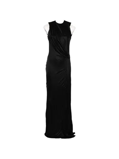 Elisabetta Franchi Red Carpet Full Milano Stitch Knitted Dress In Animal Print
