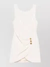 Elisabetta Franchi Draped Front Mini Dress