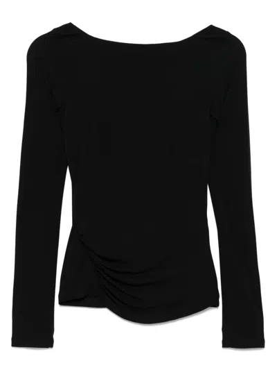 ELISABETTA FRANCHI DRAPED TOP