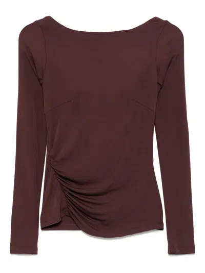ELISABETTA FRANCHI DRAPED TOP