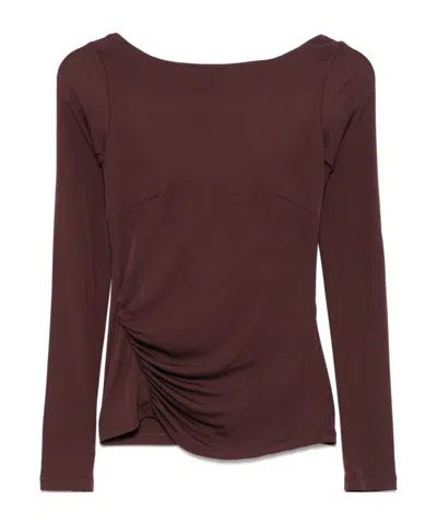 ELISABETTA FRANCHI DRAPED TOP