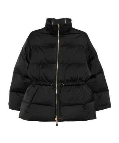 ELISABETTA FRANCHI DRAWSTRING PUFFER JACKET