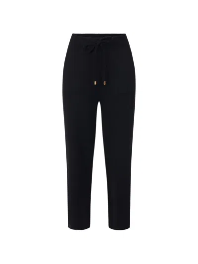 Elisabetta Franchi Drawstring-waist Track Pants In Black