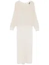 Elisabetta Franchi Lurex-detail Midi Dress