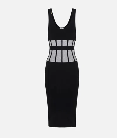 Elisabetta Franchi Dress In Black